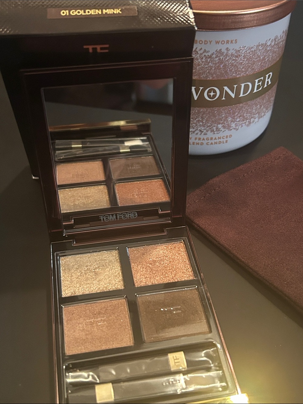 Tom Ford Golden Mink Quad — Gold, Bronze, Mink, Taupe